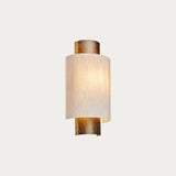 Isaac Wall Light in Hammered Bronze
