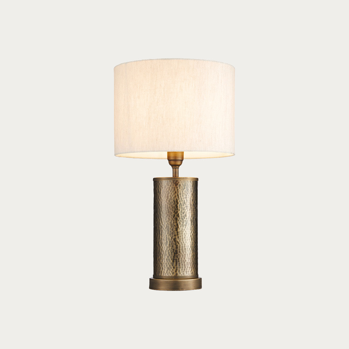 Isaac Table Lamp in Hammered Bronze