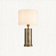 Isaac Table Lamp in Hammered Bronze