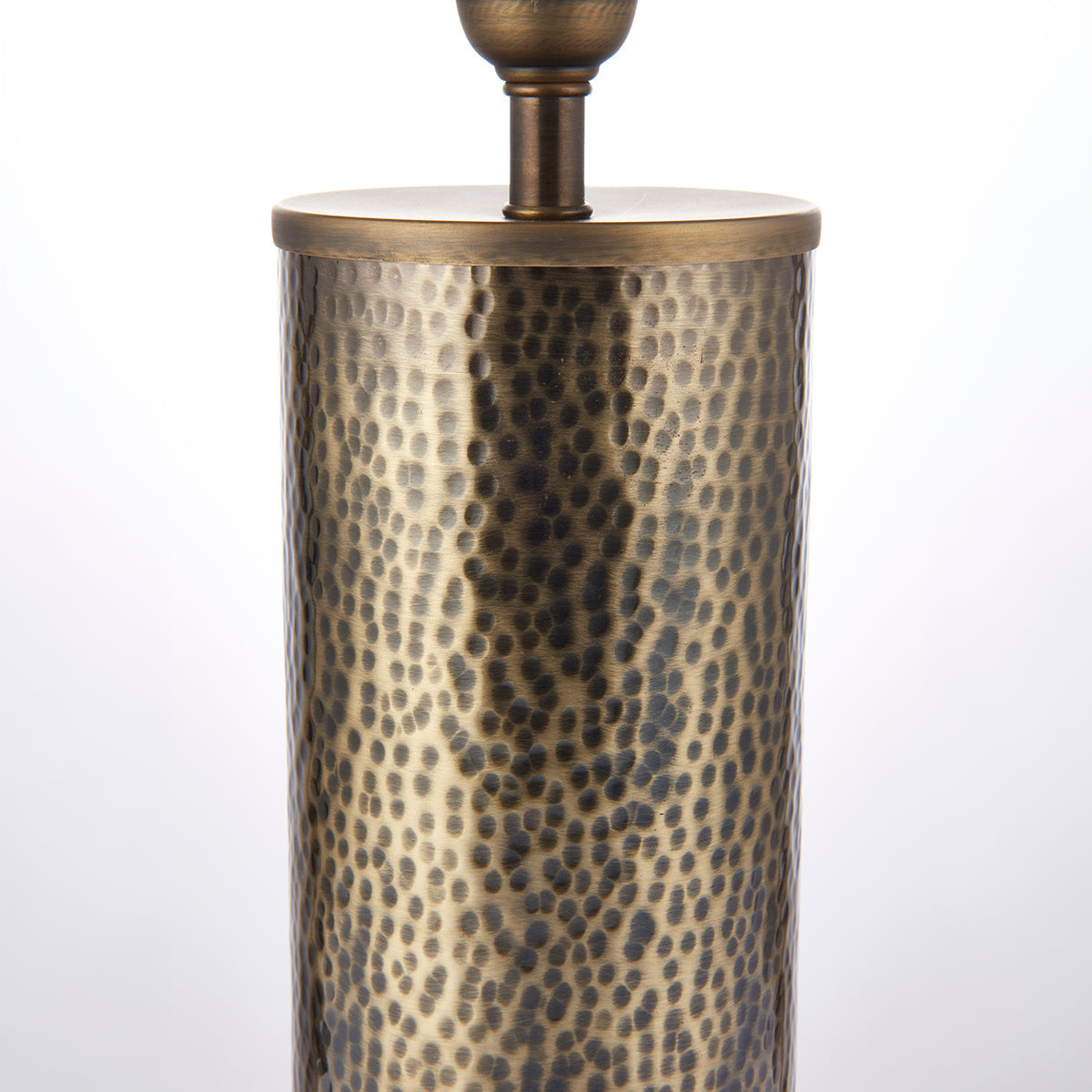 Isaac Table Lamp in Hammered Bronze