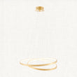 Axel Pendant in Gold Leaf & Frosted Acrylic