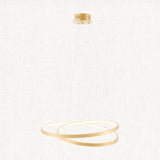 Axel Pendant in Gold Leaf & Frosted Acrylic