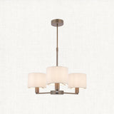 Sirocco Three-Arm Pendant in Bronze