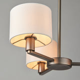 Sirocco Three-Arm Pendant in Bronze