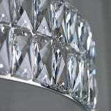 Elara Clear Crystal Five Light Pendant in Chrome
