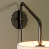 Willow Wall Light in Black and Grey