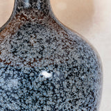 Iris Table Lamp in Grey Black with Mink Shade