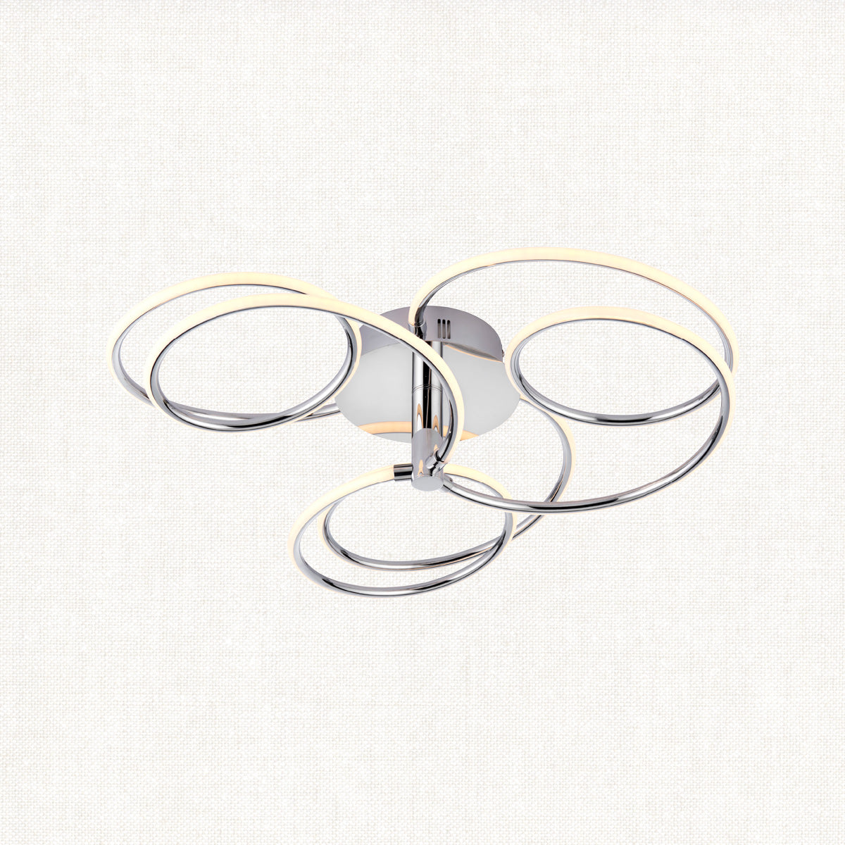 Montpellier Semi Flush Light in Chrome