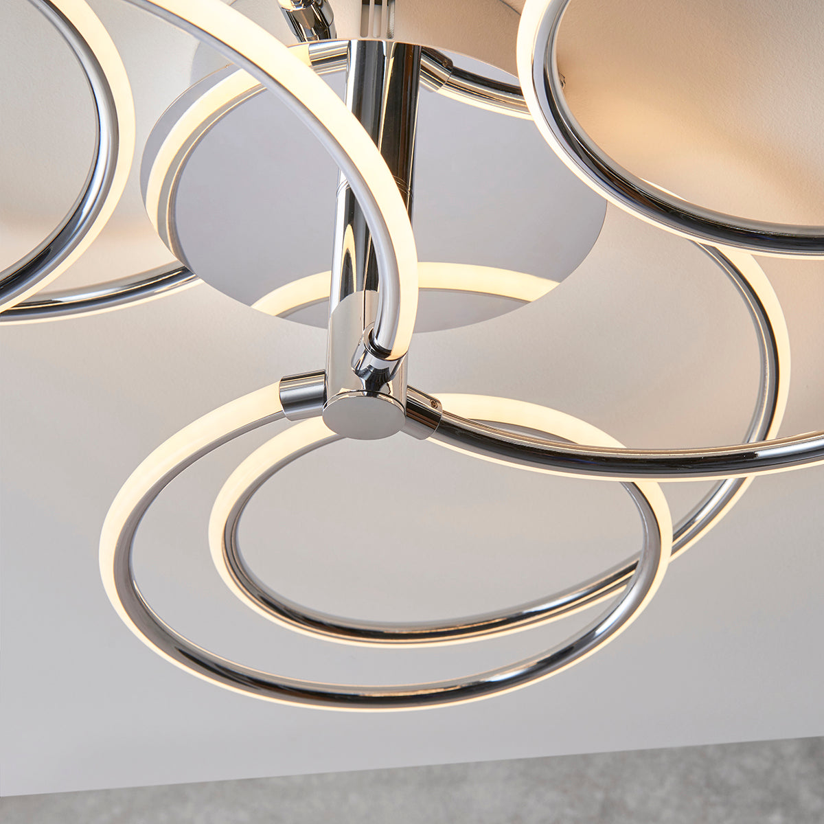 Montpellier Semi Flush Light in Chrome