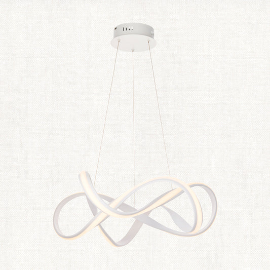 Atlas Pendant in Textured White