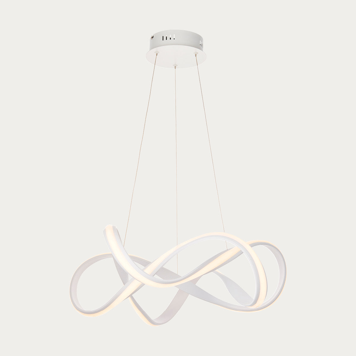Atlas Pendant in Textured White
