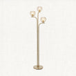 Ripple Floor Lamp in Brushed Brass