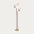 Ripple Floor Lamp in Brushed Brass