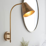 Garner Wall Light in Antique Brass
