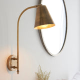Garner Wall Light in Antique Brass