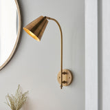 Garner Wall Light in Antique Brass