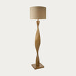 Twisted Floor Lamp in Oak