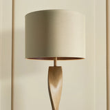 Twisted Floor Lamp in Oak