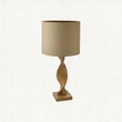 Twisted Table Lamp in Oak