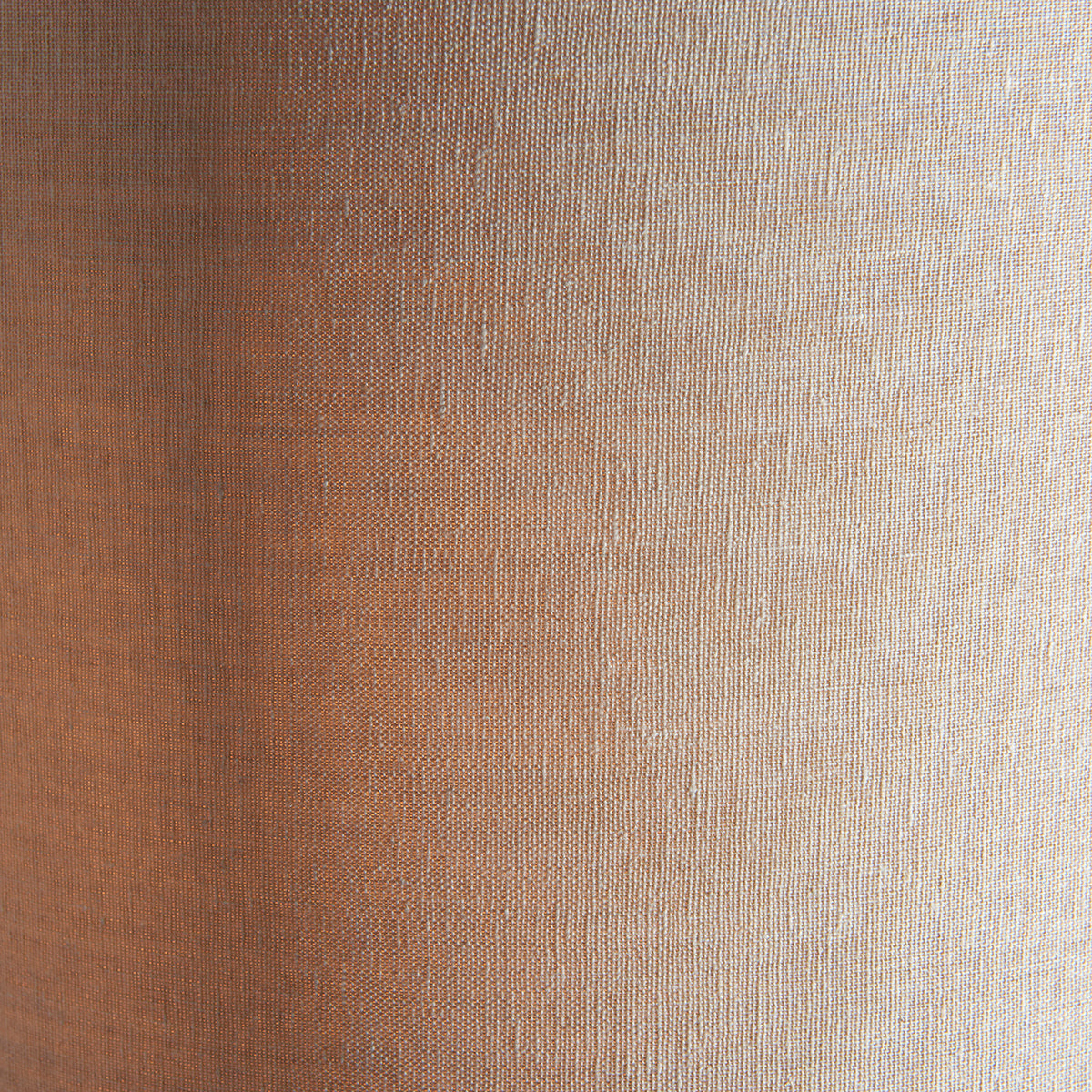 Fabio Floor Lamp in Satin Brass with Natural Linen Shade