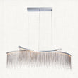 Jules Pendant in Chrome with Silver Chain