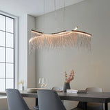 Jules Pendant in Chrome with Silver Chain