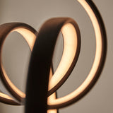 Flair Five Light Pendant in Textured Black
