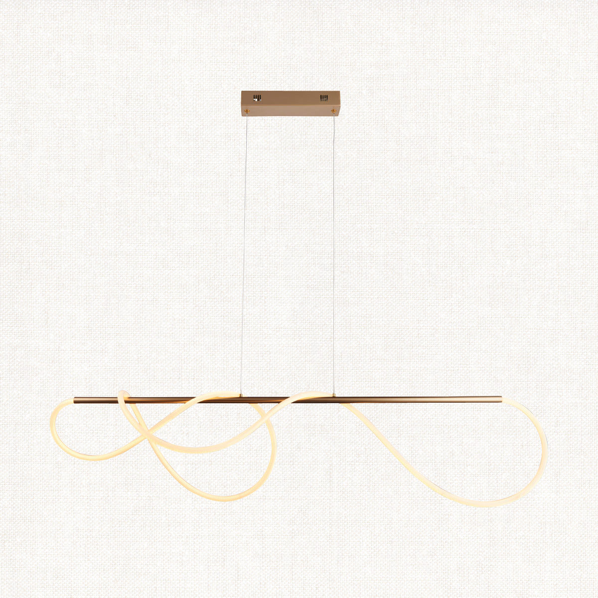 Eliza Pendant in Satin Gold