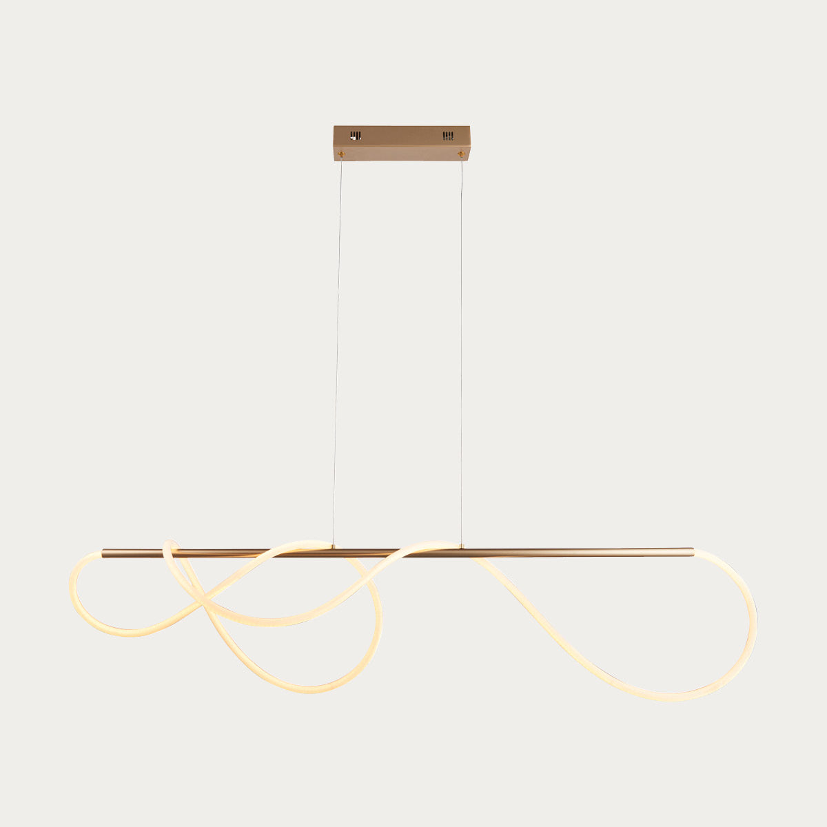 Eliza Pendant in Satin Gold