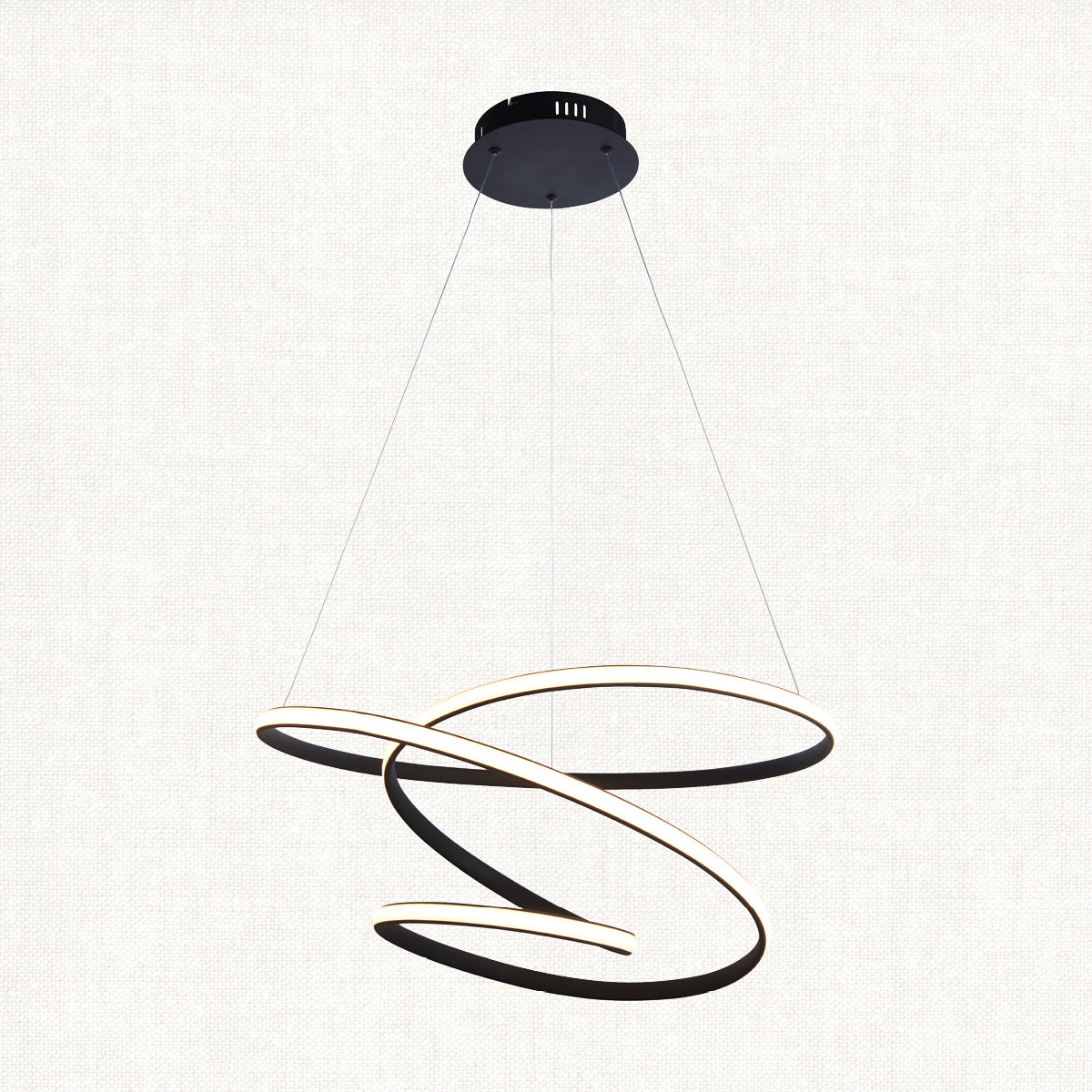 Talani Pendant in Textured Black