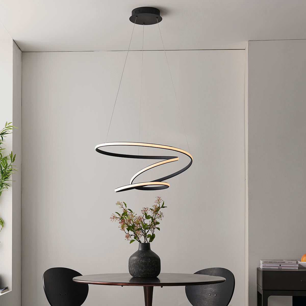Talani Pendant in Textured Black