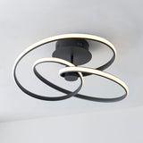 Talani Semi Flush Light in Textured Black