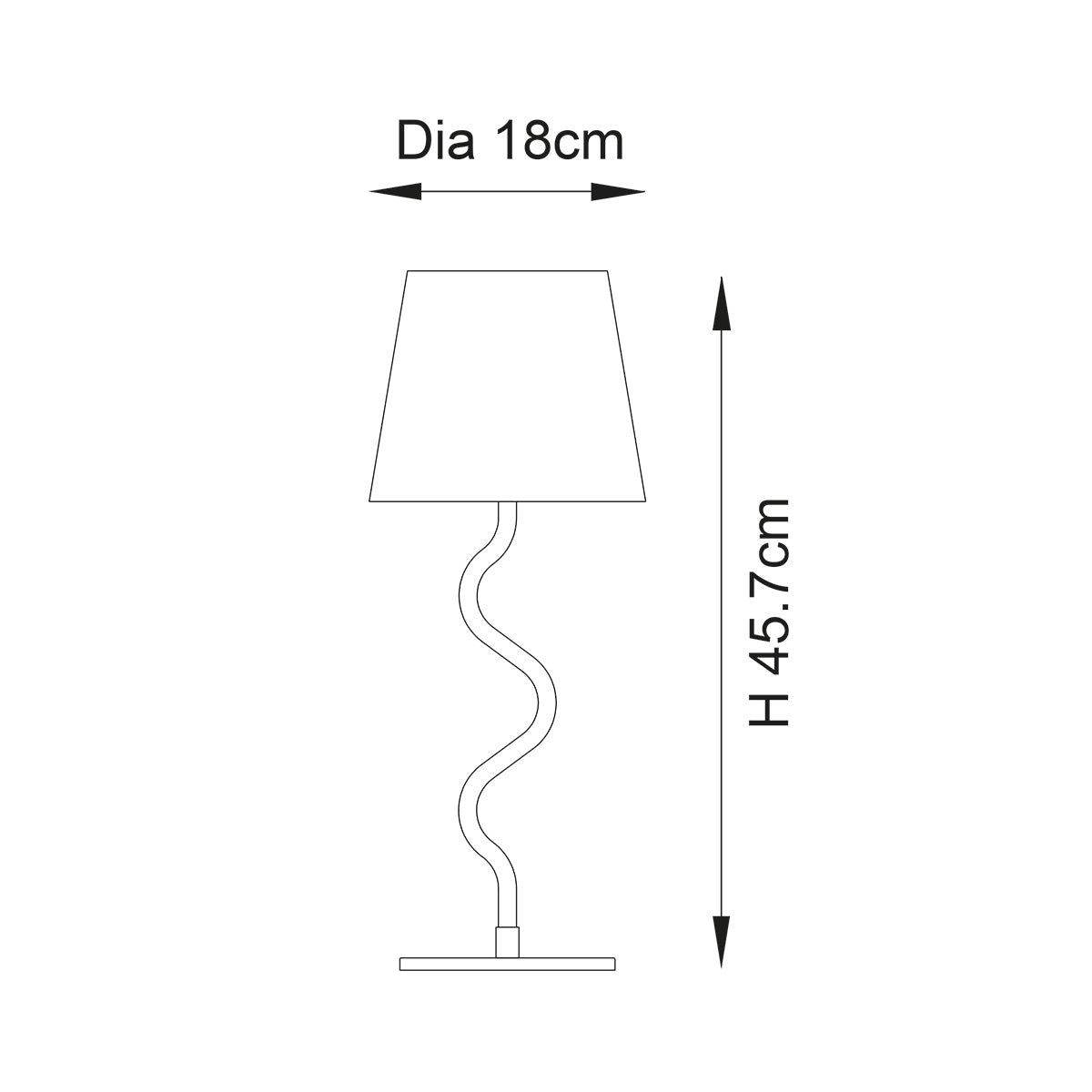 Piper Natural Raffia Table Lamp in Matt Black