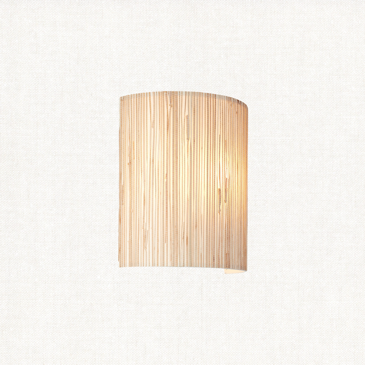 Luna Natural Seagrass Wall Light
