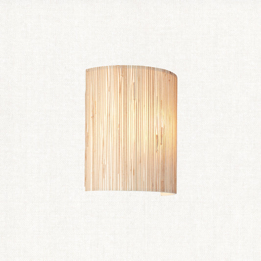 Luna Natural Seagrass Wall Light