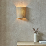 Luna Natural Seagrass Wall Light