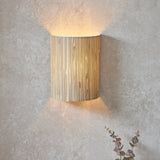 Luna Natural Seagrass Wall Light