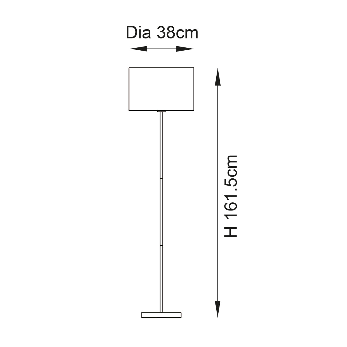 Luna Natural Seagrass Floor Lamp in Matt Black