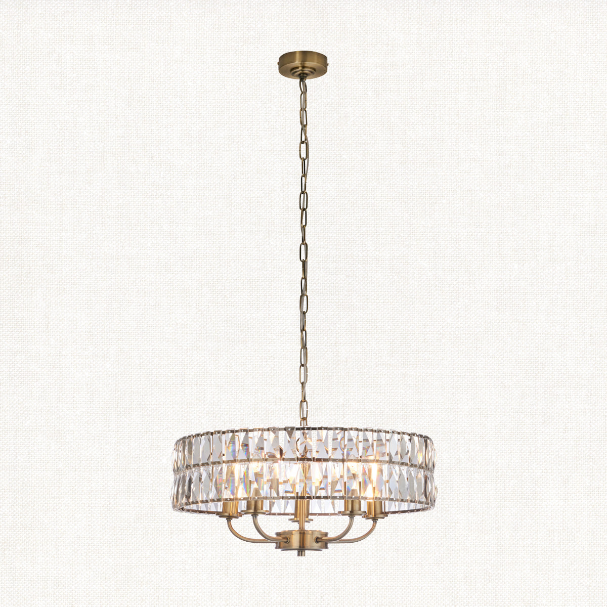 Brass 5 Light
