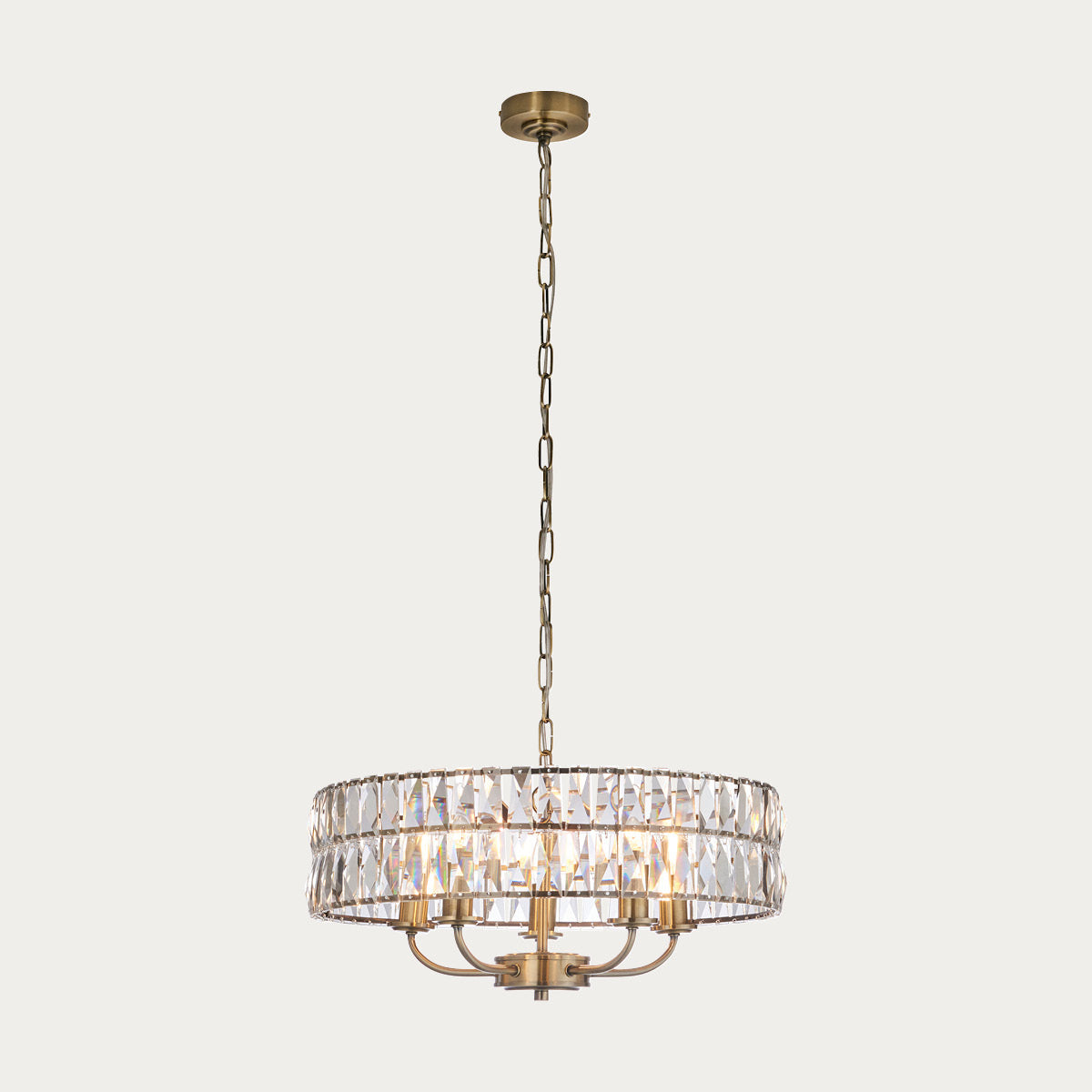 Brass 5 Light