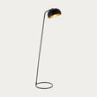 Toronto Floor Lamp in Matt Black and Antique Brass