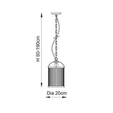 Ribbed 1 Light