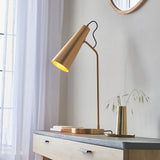 Kai Table Lamp in Warm Antique Brass