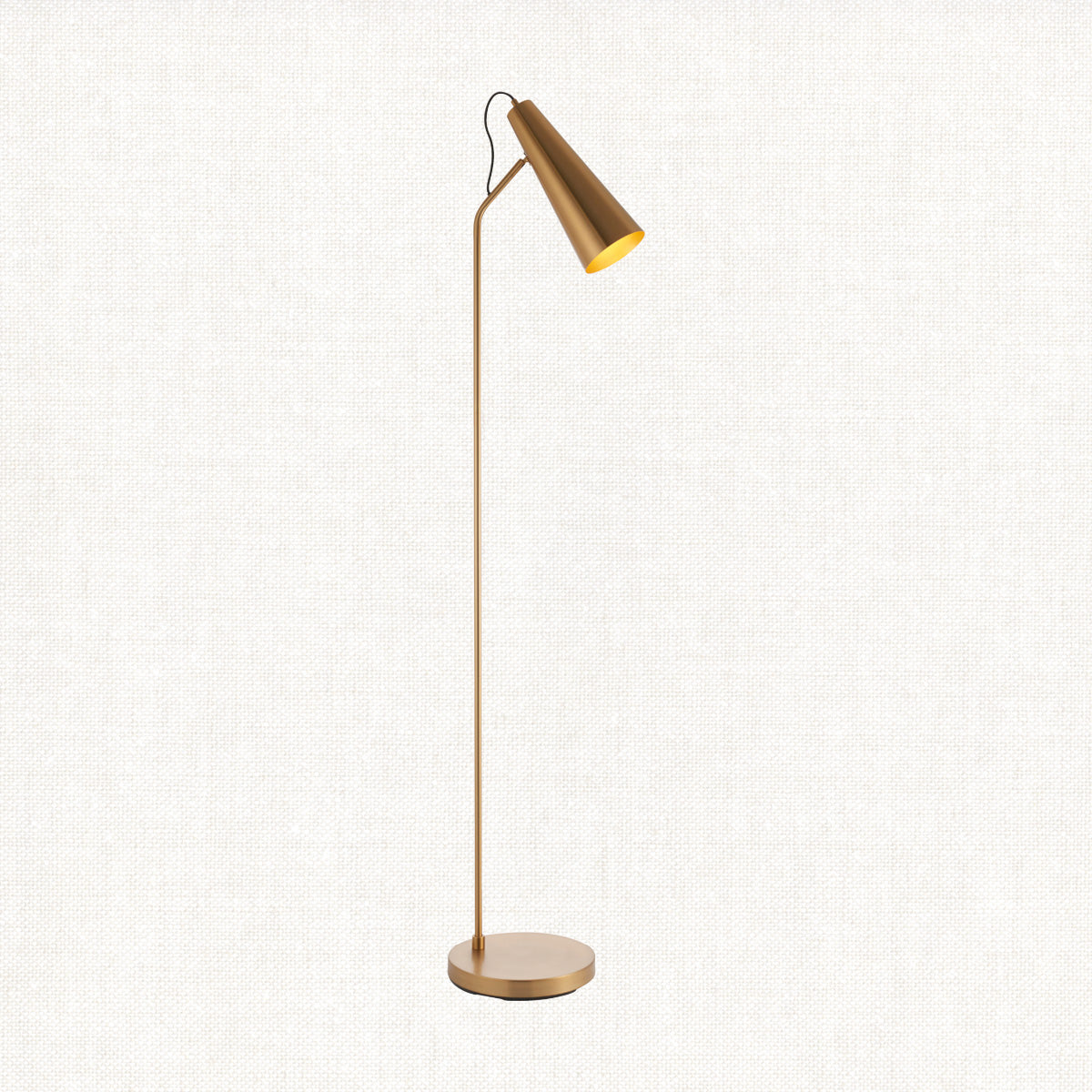 Kai Floor Lamp in Warm Antique Brass
