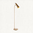 Kai Floor Lamp in Warm Antique Brass