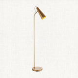 Kai Floor Lamp in Warm Antique Brass