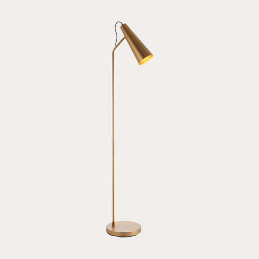 Kai Floor Lamp in Warm Antique Brass