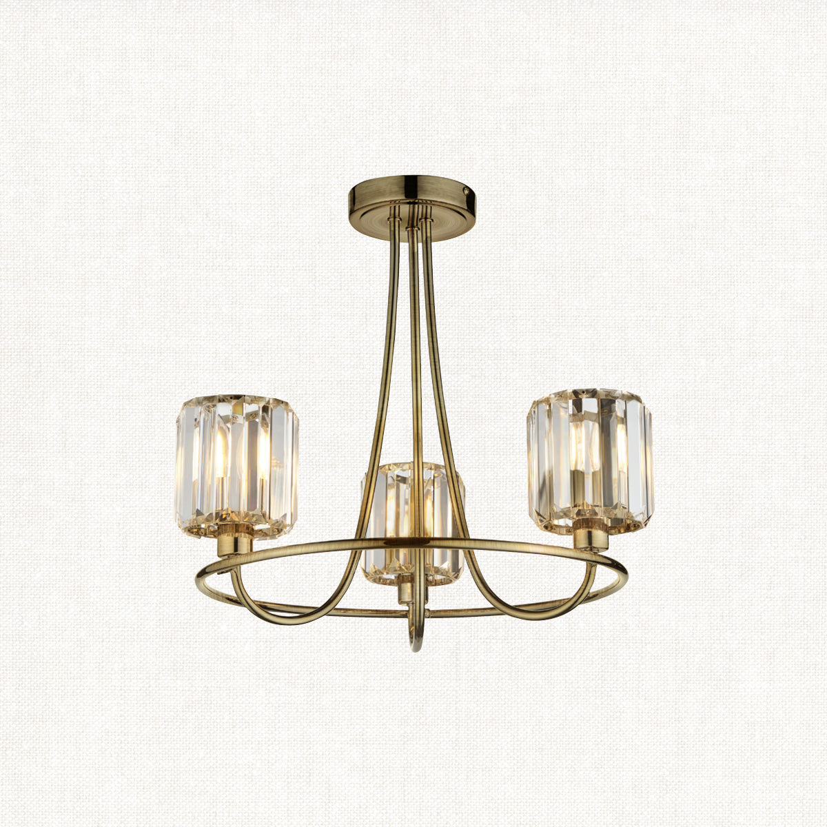 Brass 3 Light