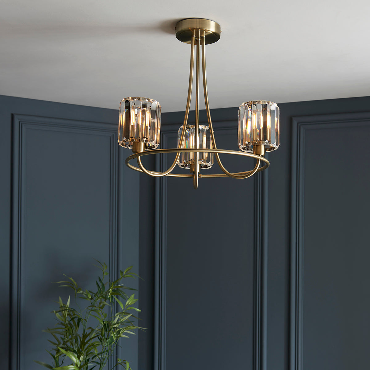 Brass 3 Light