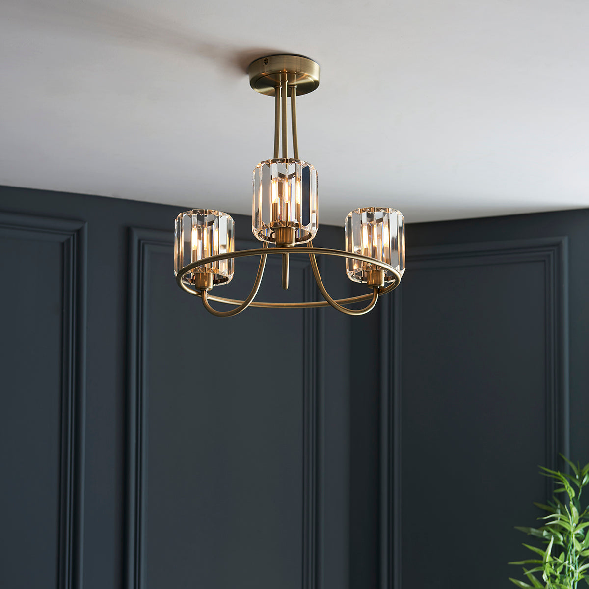 Brass 3 Light